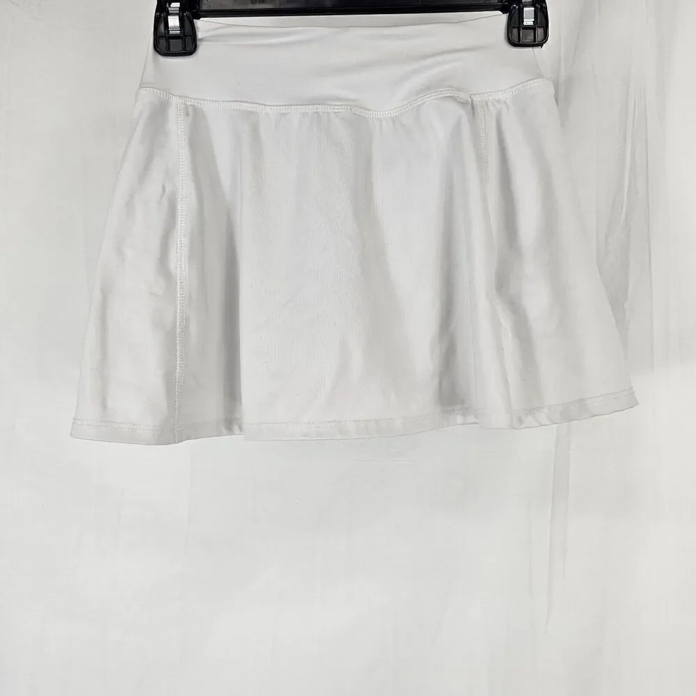 Madewell Women's MWL Flex Fitness Skort Women's Sizs XXS White